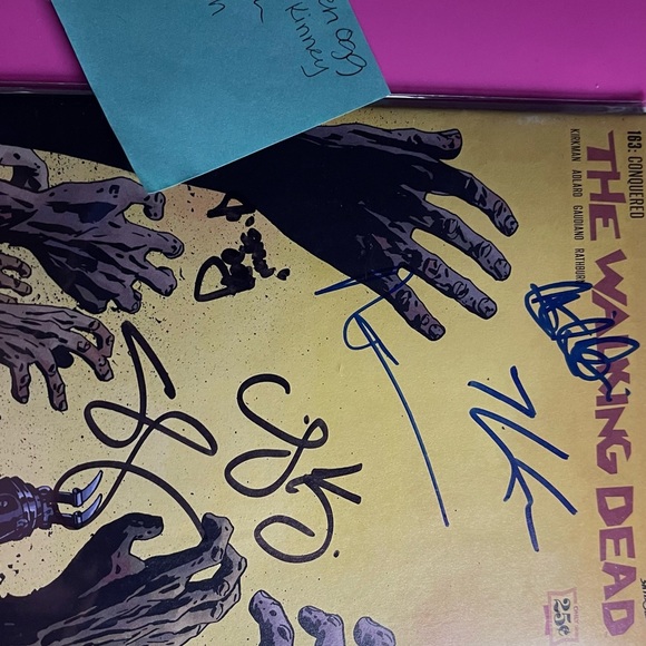 TWD The Walking Dead Autographed Comic #163 - Picture 3 of 3